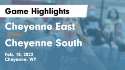 Cheyenne East  vs Cheyenne South  Game Highlights - Feb. 18, 2022