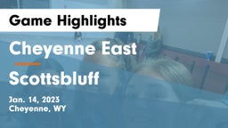 Cheyenne East  vs Scottsbluff  Game Highlights - Jan. 14, 2023