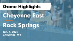 Cheyenne East  vs Rock Springs  Game Highlights - Jan. 4, 2024