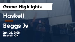 Haskell  vs Beggs Jv Game Highlights - Jan. 23, 2020