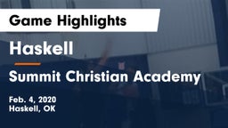 Haskell  vs Summit Christian Academy  Game Highlights - Feb. 4, 2020
