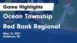 Ocean Township  vs Red Bank Regional  Game Highlights - May 16, 2021
