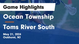 Ocean Township  vs Toms River South  Game Highlights - May 21, 2024