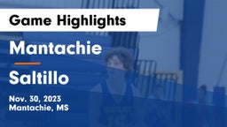 Mantachie  vs Saltillo  Game Highlights - Nov. 30, 2023