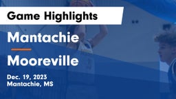 Mantachie  vs Mooreville  Game Highlights - Dec. 19, 2023