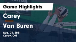 Carey  vs Van Buren  Game Highlights - Aug. 24, 2021