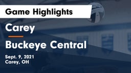Carey  vs Buckeye Central  Game Highlights - Sept. 9, 2021