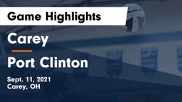 Carey  vs Port Clinton  Game Highlights - Sept. 11, 2021