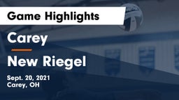 Carey  vs New Riegel  Game Highlights - Sept. 20, 2021
