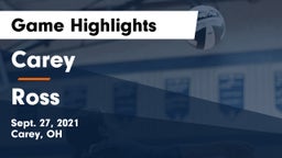 Carey  vs Ross  Game Highlights - Sept. 27, 2021