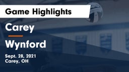 Carey  vs Wynford  Game Highlights - Sept. 28, 2021