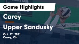 Carey  vs Upper Sandusky  Game Highlights - Oct. 12, 2021