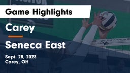 Carey  vs Seneca East  Game Highlights - Sept. 28, 2023