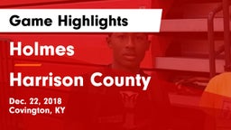 Holmes  vs Harrison County  Game Highlights - Dec. 22, 2018