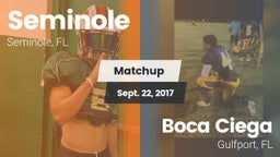 Matchup: Seminole  vs. Boca Ciega  2017