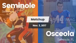 Matchup: Seminole  vs. Osceola  2017