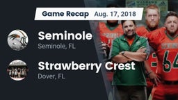 Recap: Seminole  vs. Strawberry Crest  2018