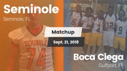 Matchup: Seminole  vs. Boca Ciega  2018