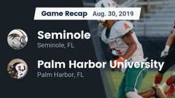 Recap: Seminole  vs. Palm Harbor University  2019