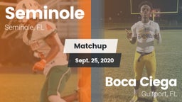 Matchup: Seminole  vs. Boca Ciega  2020