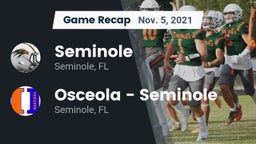 Recap: Seminole  vs. Osceola  - Seminole 2021