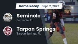 Recap: Seminole  vs. Tarpon Springs  2022