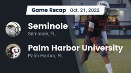 Recap: Seminole  vs. Palm Harbor University  2022