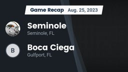 Recap: Seminole  vs. Boca Ciega  2023