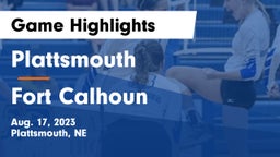 Plattsmouth  vs Fort Calhoun  Game Highlights - Aug. 17, 2023