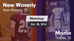Matchup: New Waverly High vs. Marlin  2016