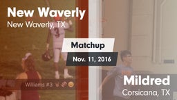 Matchup: New Waverly High vs. Mildred  2016