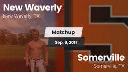 Matchup: New Waverly High vs. Somerville  2017