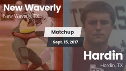 Matchup: New Waverly High vs. Hardin  2017