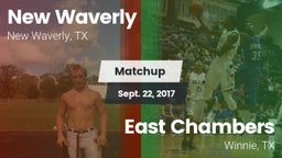 Matchup: New Waverly High vs. East Chambers  2017