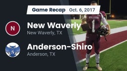 Recap: New Waverly  vs. Anderson-Shiro  2017