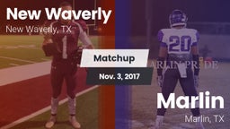 Matchup: New Waverly High vs. Marlin  2017