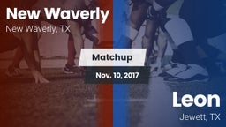 Matchup: New Waverly High vs. Leon  2017