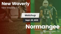 Matchup: New Waverly High vs. Normangee  2018