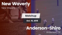 Matchup: New Waverly High vs. Anderson-Shiro  2018