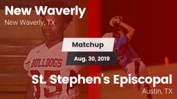 Matchup: New Waverly High vs. St. Stephen's Episcopal  2019