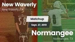 Matchup: New Waverly High vs. Normangee  2019