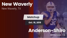 Matchup: New Waverly High vs. Anderson-Shiro  2019