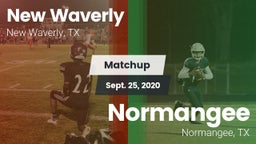 Matchup: New Waverly High vs. Normangee  2020