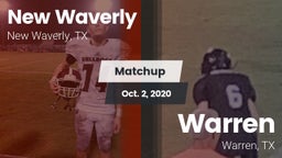 Matchup: New Waverly High vs. Warren  2020
