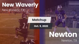 Matchup: New Waverly High vs. Newton  2020