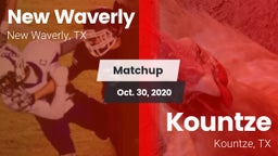 Matchup: New Waverly High vs. Kountze  2020