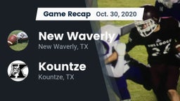 Recap: New Waverly  vs. Kountze  2020