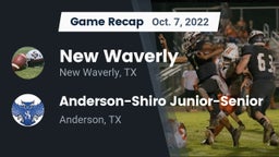 Recap: New Waverly  vs. Anderson-Shiro Junior-Senior  2022