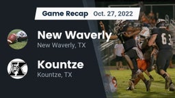Recap: New Waverly  vs. Kountze  2022
