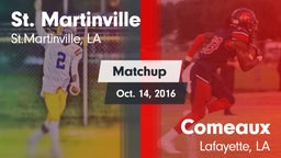 Matchup: St. Martinville vs. Comeaux  2016